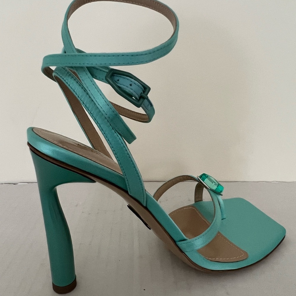 Paul Andrew Crystal & Leather Sandals - Picture 11 of 16